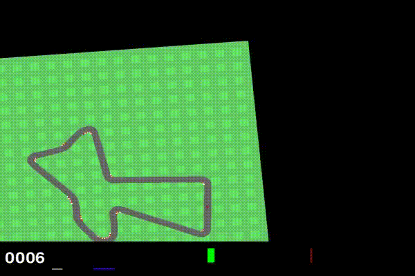 Race car policy behaviour