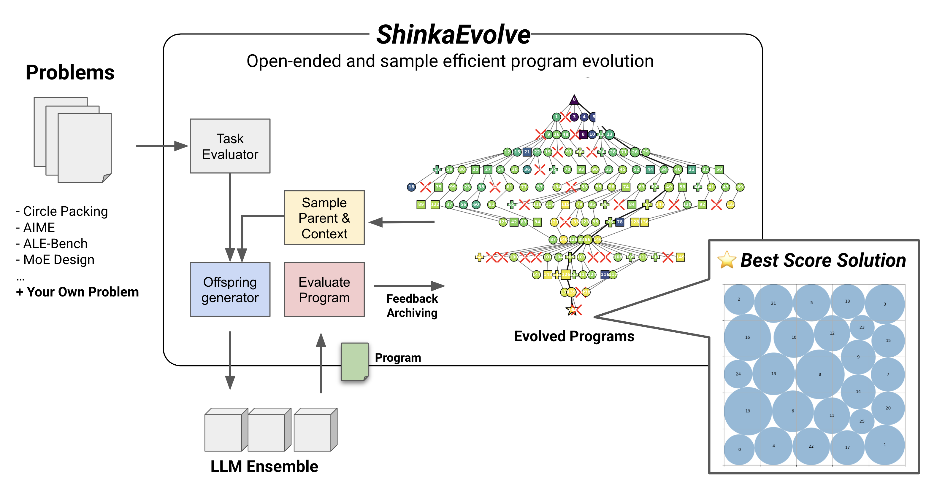 Shinka Evolve system diagram